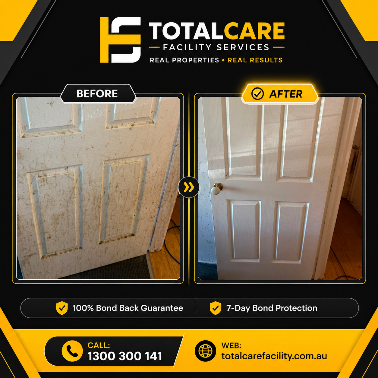 TotalCare cleaning project 5, before and after