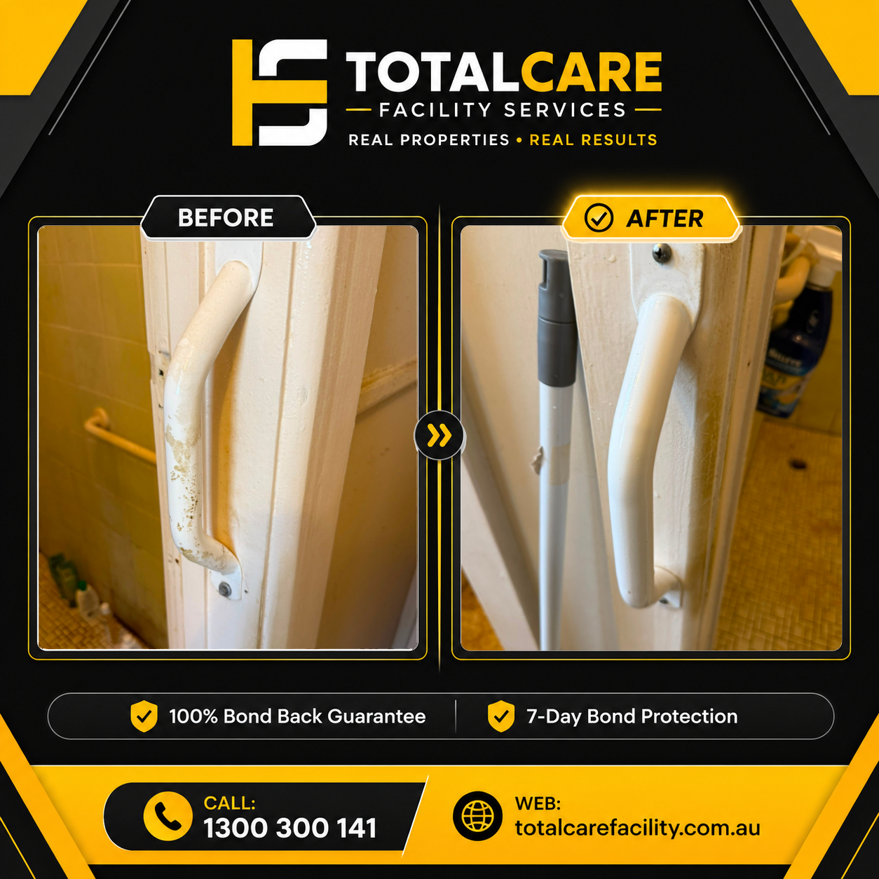 TotalCare cleaning project 7, before and after